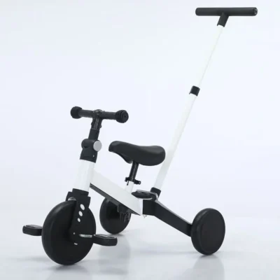 Tricycle with push handle
