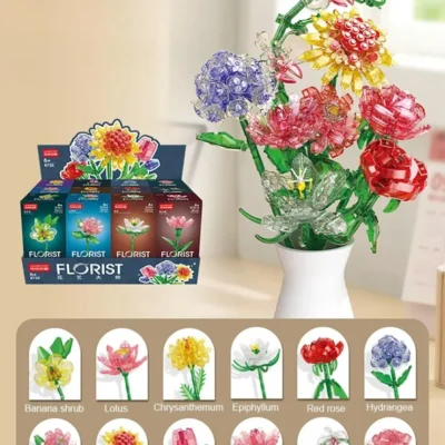 Building block flowers