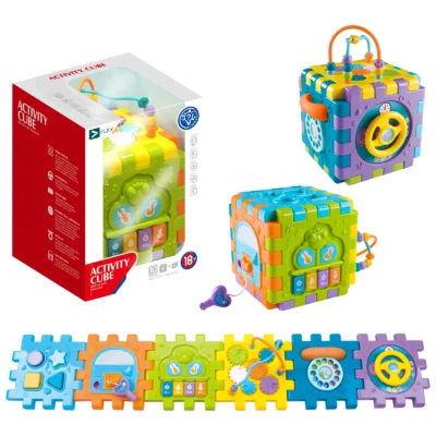 Puzzle assembly hexahedron