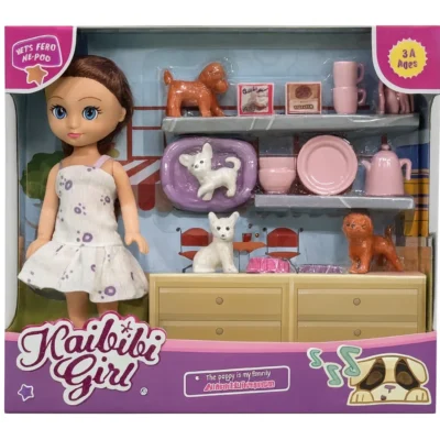 Girl pet keeper